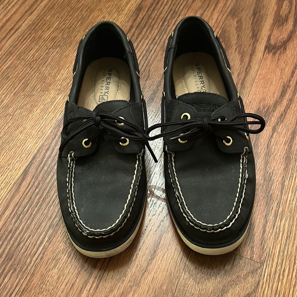 Navy blue sperry’s